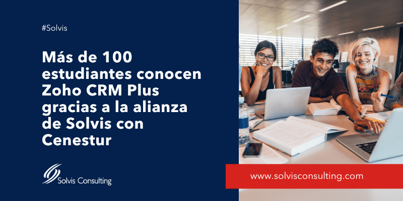 Más de 100 estudiantes conocen Zoho CRM Plus